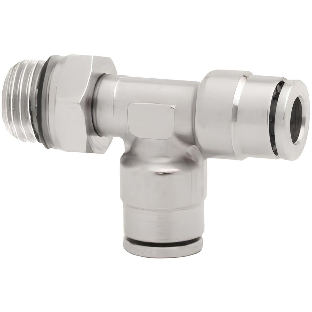 Push-To-Connect Tube to Male & Tube to Male BSPP Tube Fitting: 3/8" Thread