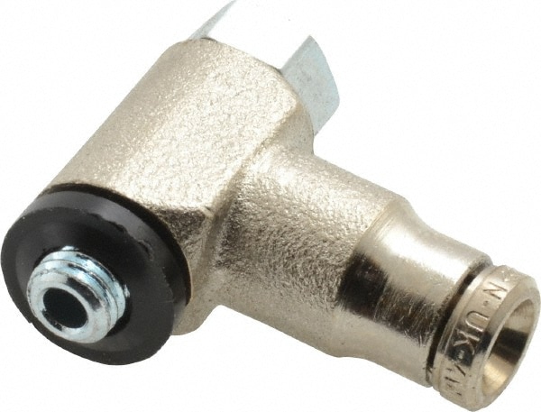 Norgren 10A510405 Push-To-Connect Tube to Metric Thread Tube Fitting: Elbow Banjo Assembly, M5 x 0.8 Thread Image