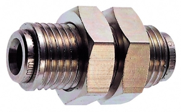 Norgren 100291200 Push-To-Connect Tube to Tube Tube Fitting: Bulkhead Connector, M24 x 1.5 Thread Image