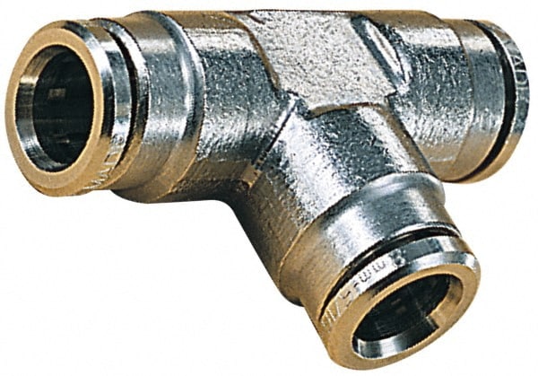Push-To-Connect Tube to Tube Tube Fitting: Tee Connector, Tee