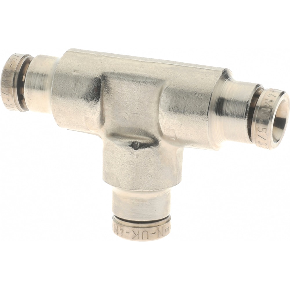 Push-To-Connect Tube to Tube Tube Fitting: Tee Connector, Tee