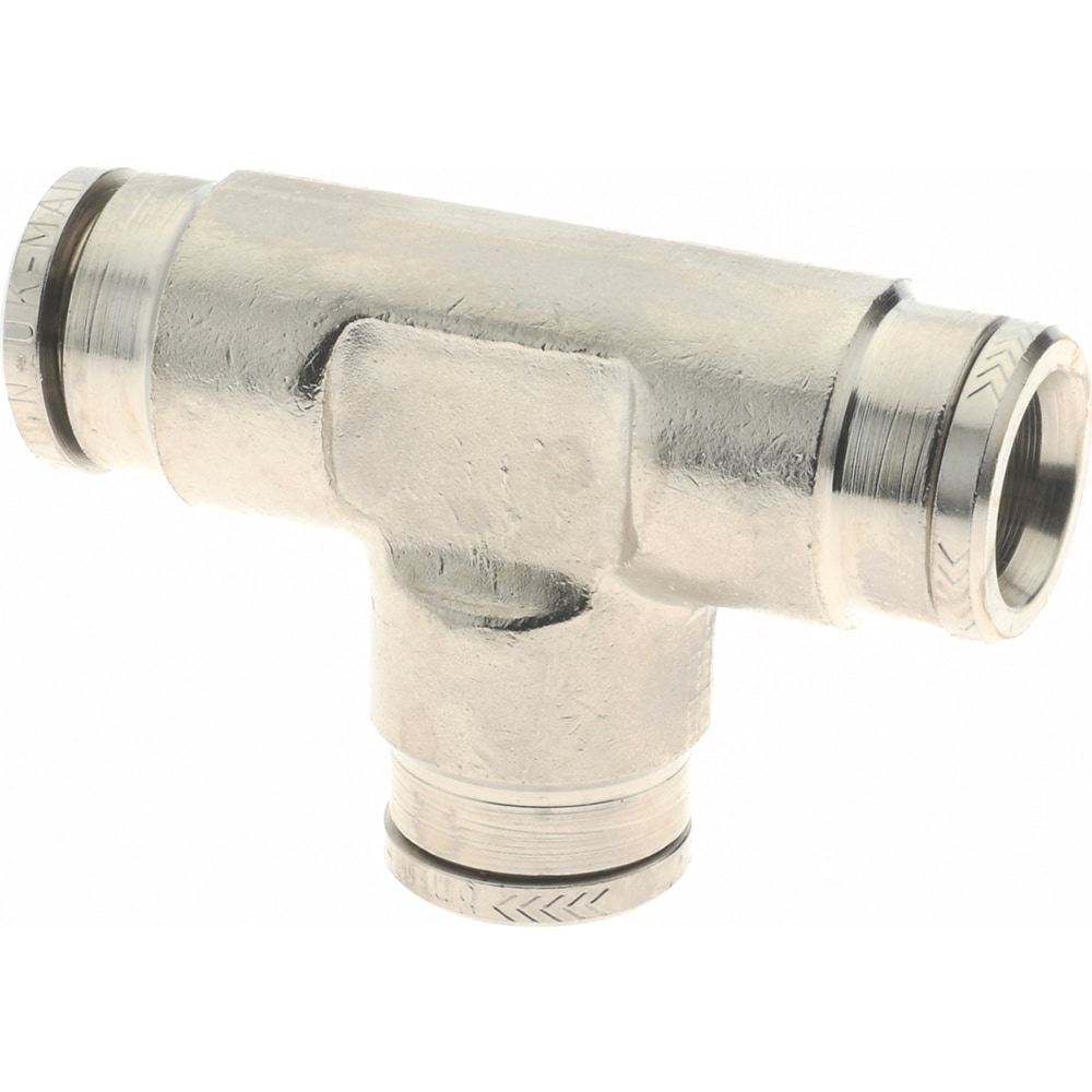 Push-To-Connect Tube to Tube Tube Fitting: Tee Connector, Tee