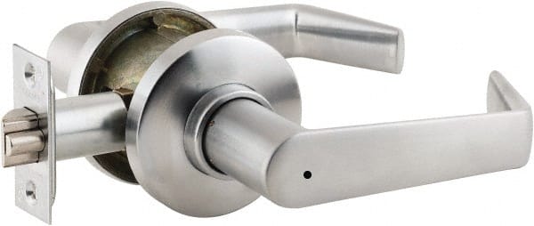 Schlage S40D SAT 626 Privacy Lever Lockset for 1-3/8 to 1-7/8" Thick Doors 