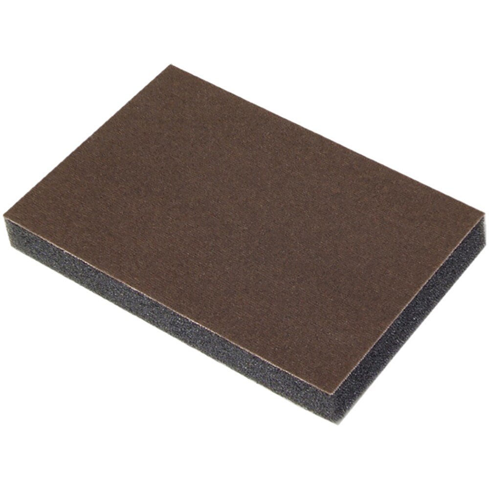 Sanding Sponge: 3" Wide, 4" Long, 1/2" Thick, Medium Grade