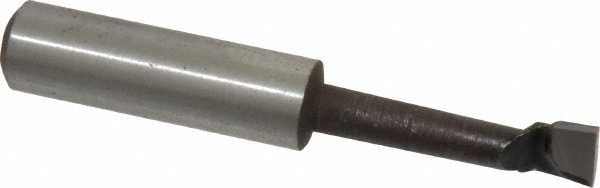 Boring Bar: 5/16" Min Bore Dia, 1-1/8" Max Bore Depth, Right Hand, 3/8" Shank Dia, C2 Carbide-Tipped