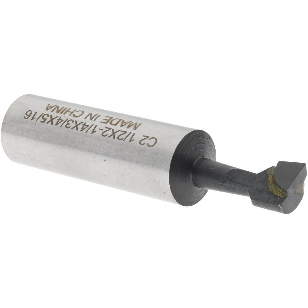 Boring Bar: 5/16" Min Bore Dia, 3/4" Max Bore Depth, Right Hand, 1/2" Shank Dia, C2 Carbide-Tipped