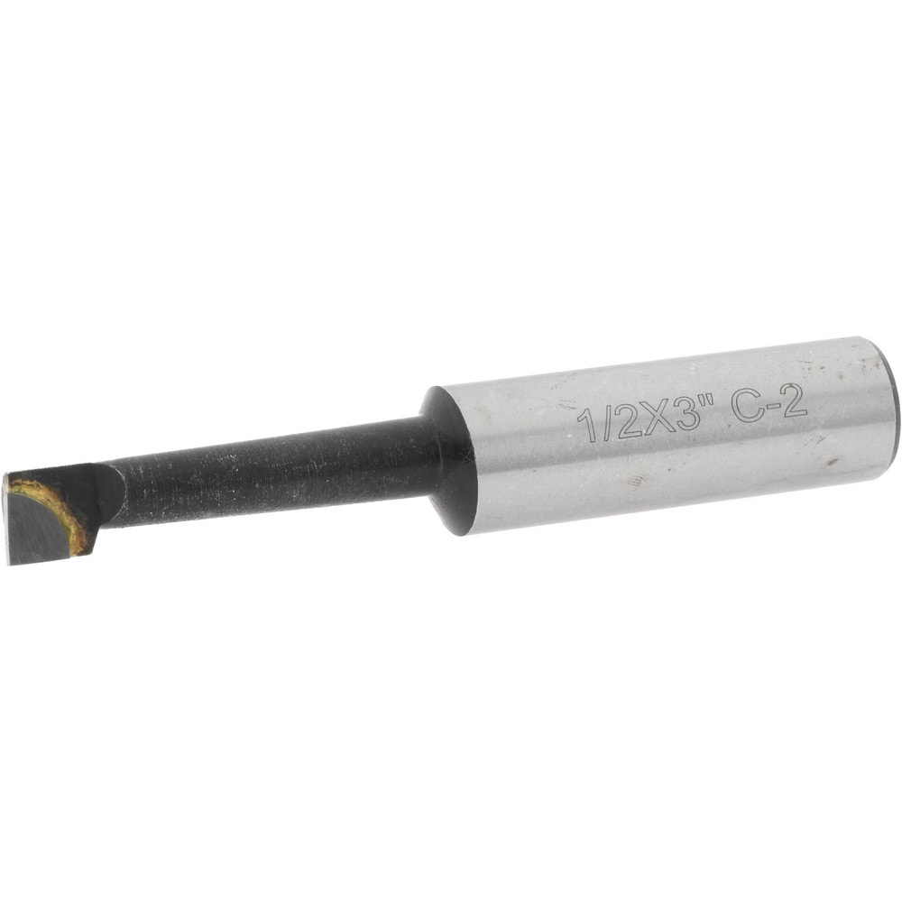 Boring Bar: 5/16" Min Bore Dia, 1-1/2" Max Bore Depth, Right Hand, 1/2" Shank Dia, C2 Carbide-Tipped
