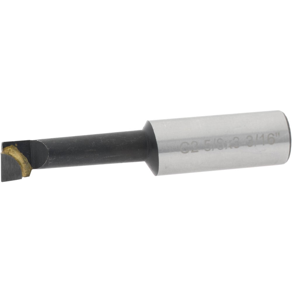 Boring Bar: 7/16" Min Bore Dia, 1-11/16" Max Bore Depth, Right Hand, 5/8" Shank Dia, C2 Carbide-Tipped