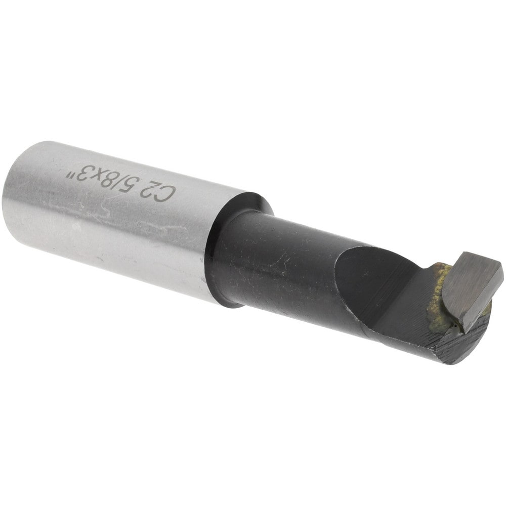 Boring Bar: 9/16" Min Bore Dia, 1-1/2" Max Bore Depth, Right Hand, 5/8" Shank Dia, C2 Carbide-Tipped