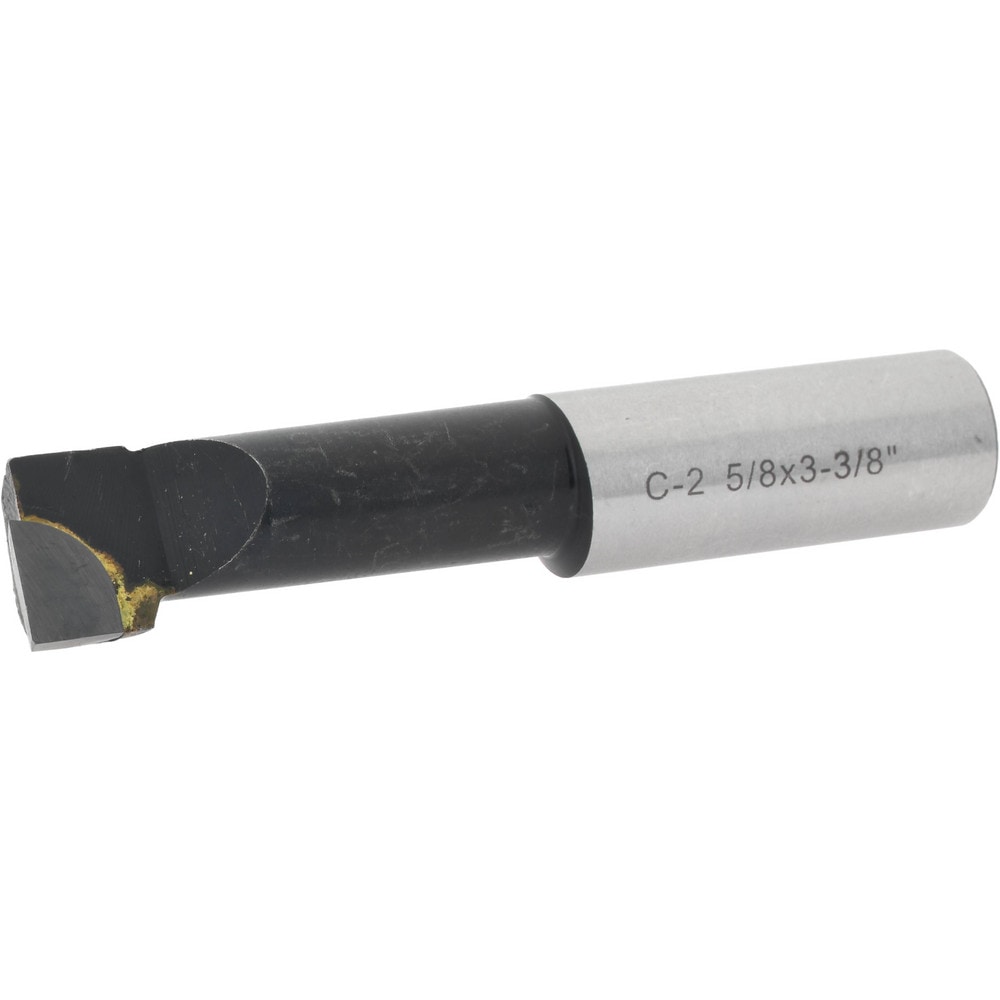 Boring Bar: 11/16" Min Bore Dia, 1-7/8" Max Bore Depth, Right Hand, 5/8" Shank Dia, C2 Carbide-Tipped
