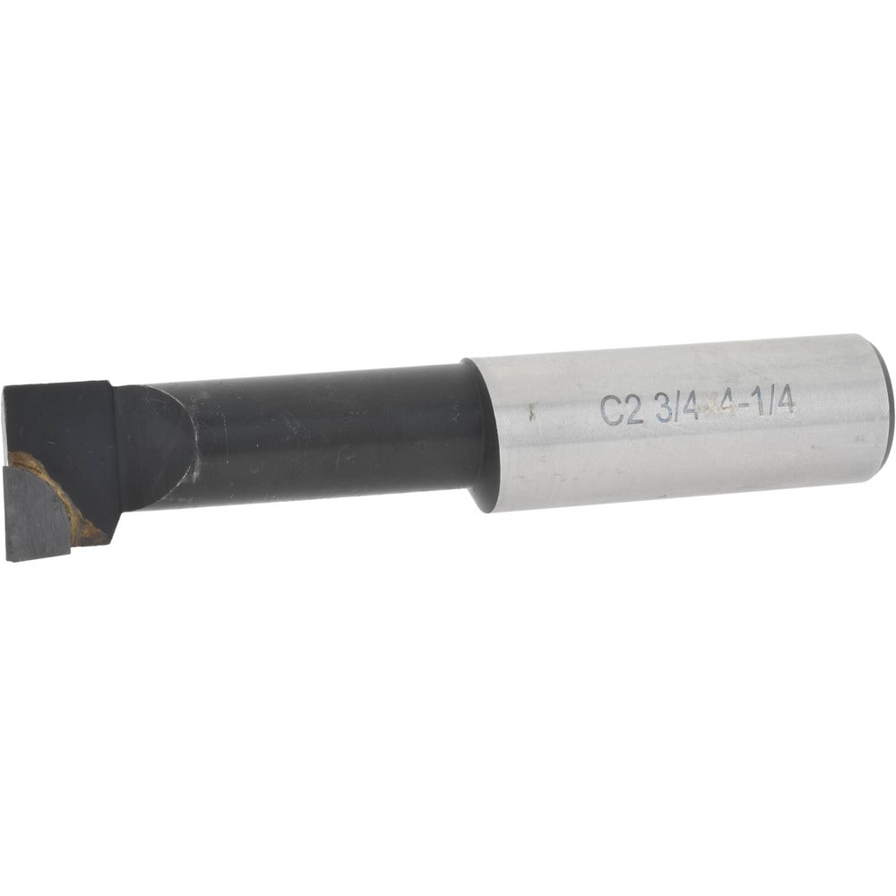 Boring Bar: 13/16" Min Bore Dia, 2-1/4" Max Bore Depth, Right Hand, 3/4" Shank Dia, C2 Carbide-Tipped