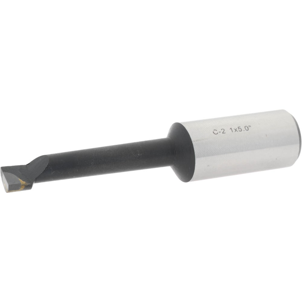 Boring Bar: 9/16" Min Bore Dia, 3" Max Bore Depth, Right Hand, 1" Shank Dia, C2 Carbide-Tipped