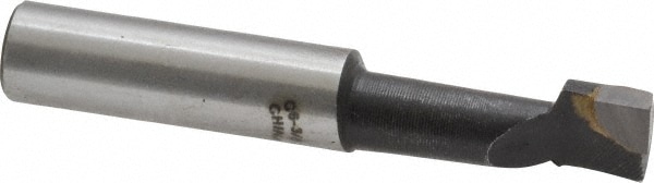 Boring Bar: 7/16" Min Bore Dia, 1-1/8" Max Bore Depth, Right Hand, 3/8" Shank Dia, C6 Carbide-Tipped