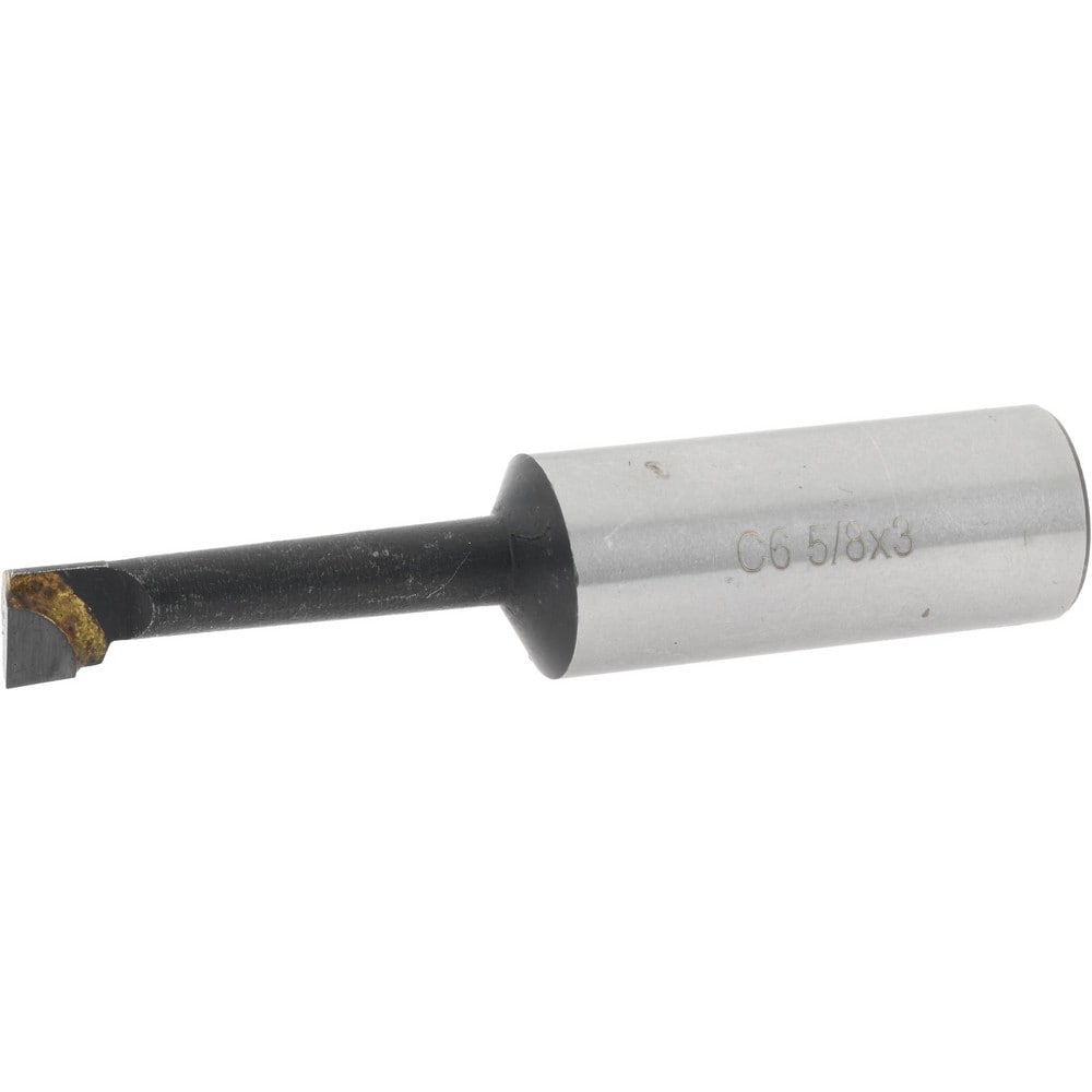Boring Bar: 5/16" Min Bore Dia, 1-1/2" Max Bore Depth, Right Hand, 5/8" Shank Dia, C6 Carbide-Tipped