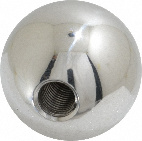 Gibraltar 3/824 Thread, 1.38" Diam, Threaded Hole Ball Knob