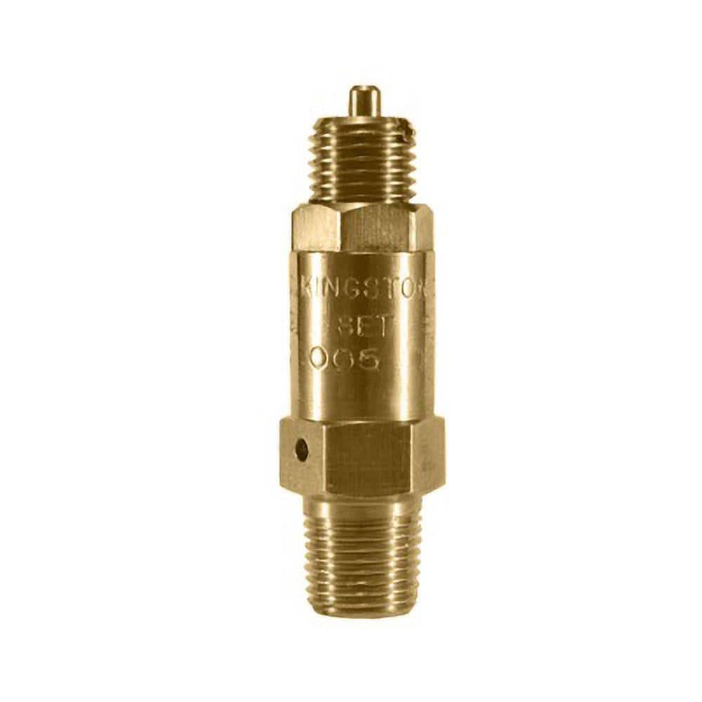 Kingston 100SS-2-050 ASME Safety Relief Valve: 1/4" Inlet, 50 Max psi 