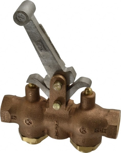 Kingston 302-4 Manually Operated Valve: Hoist Control Valve, Locking Style Lever Actuated 