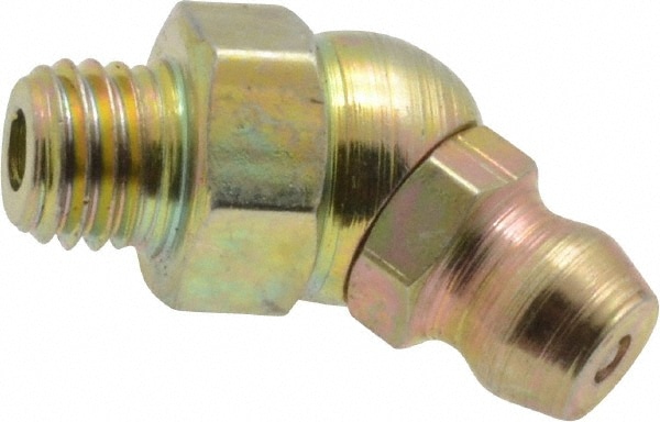 Standard Grease Fitting: 45 ° Head, 1/4-28 Taper