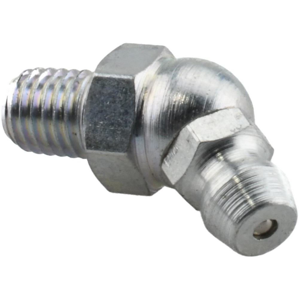 Standard Grease Fitting: 45 ° Head, 1/4-28 NF