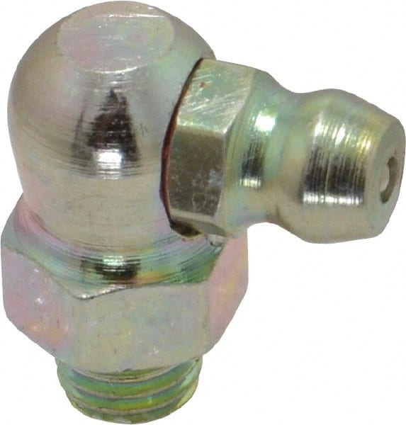 Standard Grease Fitting: 90 ° Head, 1/4-28 UNF
