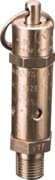 Kingston 112CR-4-100 ASME Safety Relief Valve: 1/2" Inlet, 100 Max psi 