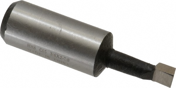 Value Collection 375-5120 Boring Bar: 3/8" Min Bore, 1-1/8" Max Depth, Right Hand Cut, M35 Cobalt Image