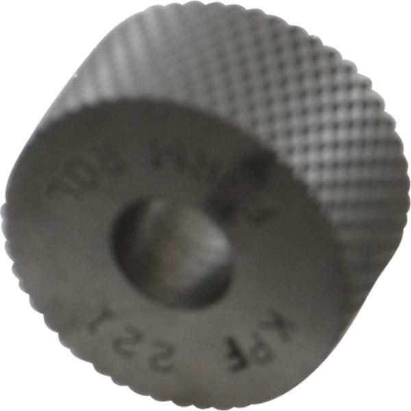 Made in USA KPF-221 Standard Knurl Wheel: 3/4" Dia, 90 ° Tooth Angle, 21 TPI, Diamond, High Speed Steel Image