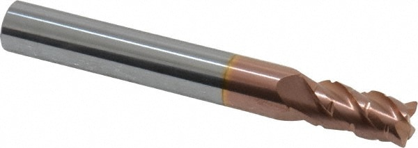 ProMax 120-01822 Corner Radius End Mill: 0.2813" Dia, 1/2" LOC, 0.02" Radius, 4 Flutes, Solid Carbide Image