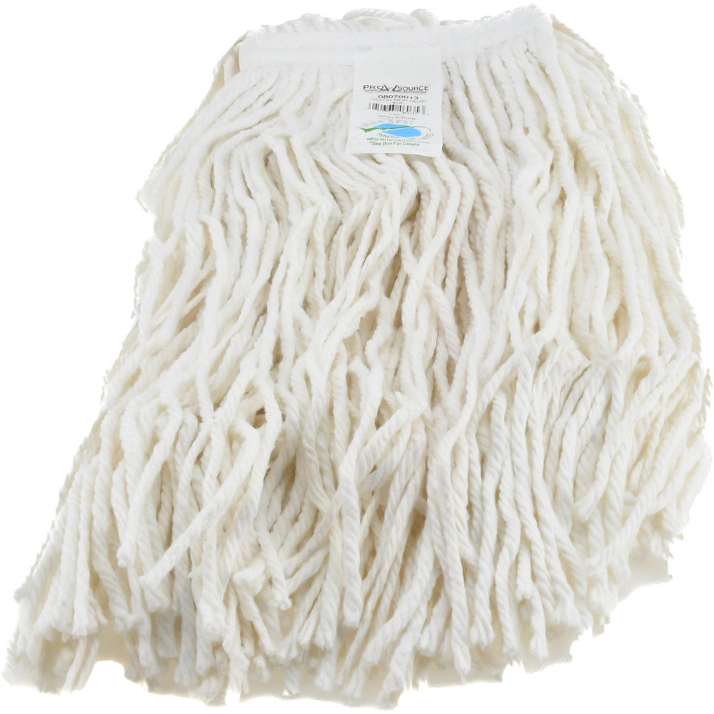 Wet Mop Cut: Clamp Jaw, Small, White Mop, Rayon