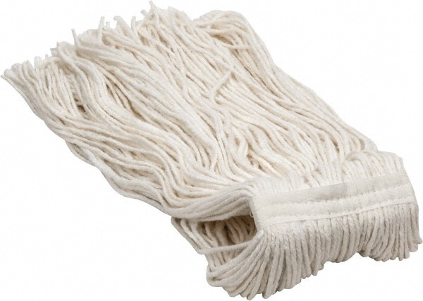 PRO-SOURCE 8070039 Wet Mop Cut: Clamp Jaw, X-Large, White Mop, Rayon Image