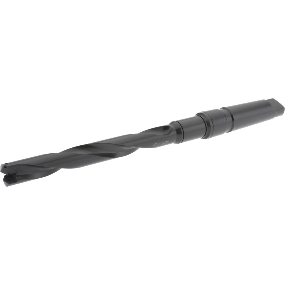 Indexable Spade Drill: 55/64 to 15/16" Dia, 6-3/4" Max Depth, Helical Flute