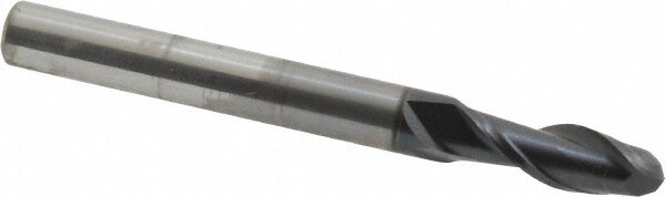 OSG HP421-2500-BN Ball End Mill: 0.25" Dia, 0.75" LOC, 2 Flute, Solid Carbide Image