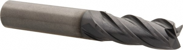 OSG HP441-3750 Square End Mill: 3/8 Dia, 1 LOC, 3/8 Shank Dia, 2-1/2 OAL, 4 Flutes, Solid Carbide Image