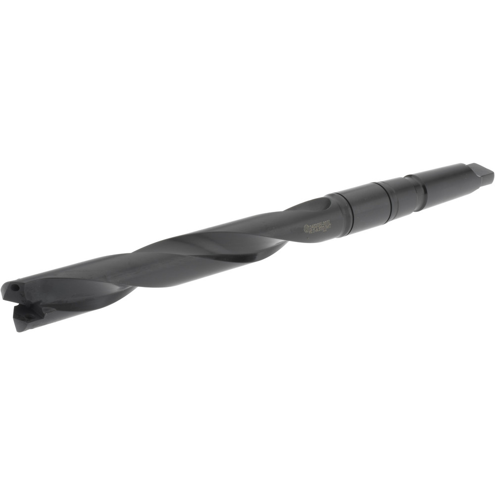 Indexable Spade Drill: 31/32 to 1-3/8" Dia, 7-3/8" Max Depth, Helical Flute