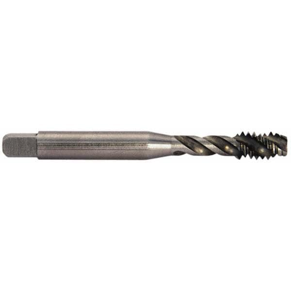 Balax 40062-010 Spiral Flute Tap: #10-24, UNC, 3 Flute, Modified Bottoming, Powdered Metal, Bright/Uncoated Image