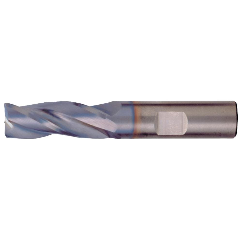 Corner Radius End Mill: 1/2" Dia, 5/8" LOC, 0.0300" Radius, 3 Flute, Solid Carbide