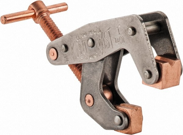 Kant Twist 407 Deep Throat Jaw Opening Clamp 2-1/2 Holding Size 4-1/8 Length x 4-1/16 Width 700 lbs Holding Capacity