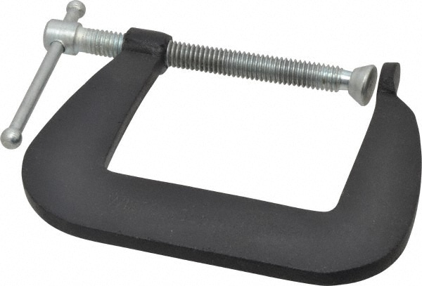 C-Clamp: 2-1/2" Max Opening, 2-1/2" Throat Depth, Forged Steel