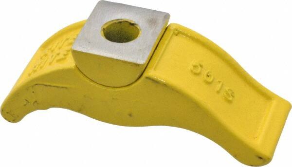 1/2" Stud, 1-3/4" Max Clamping Height, Steel, Adjustable & Self-Positioning Strap Clamp