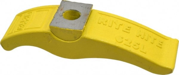 5/8" Stud, 3-1/2" Max Clamping Height, Steel, Adjustable & Self-Positioning Strap Clamp