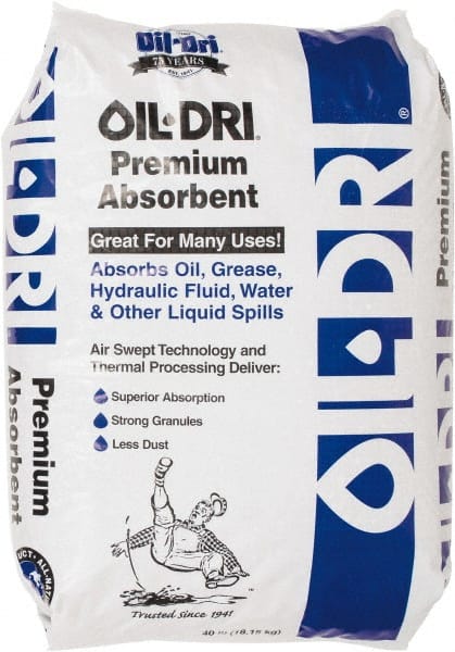 Oil-Dri I06040-G50 Premium Granular Absorbent Poly Bag, 40 lbs (3)