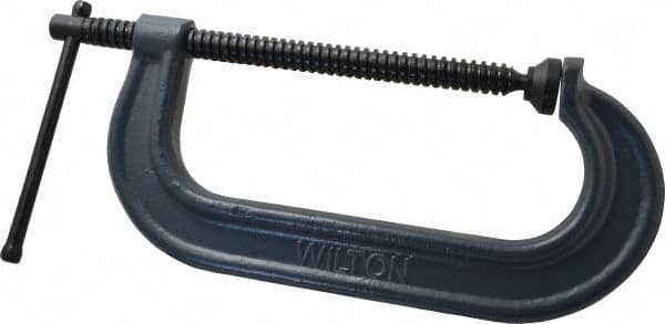 Wilton 14770 C-Clamp: 8" Max Opening, 3-7/16" Throat Depth, Forged Steel 