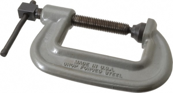 Wilton 14128 C-Clamp: 3" Max Opening, 2" Throat Depth, Forged Steel 