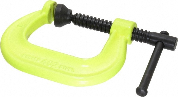 Wilton 14300 C-Clamp: 2-1/8" Max Opening, 2-1/4" Throat Depth, Forged Steel 