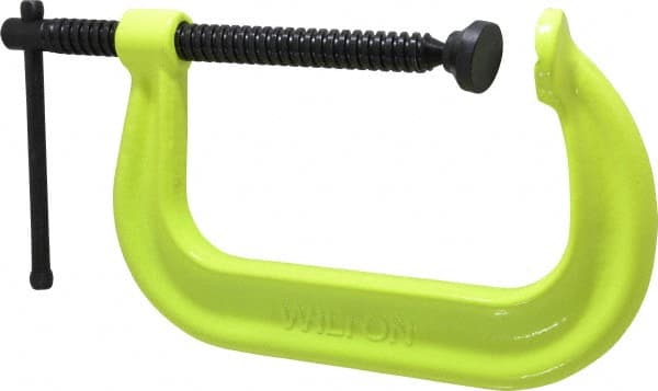 Wilton 14303 C-Clamp: 6-1/16" Max Opening, 4-1/8" Throat Depth, Forged Steel 