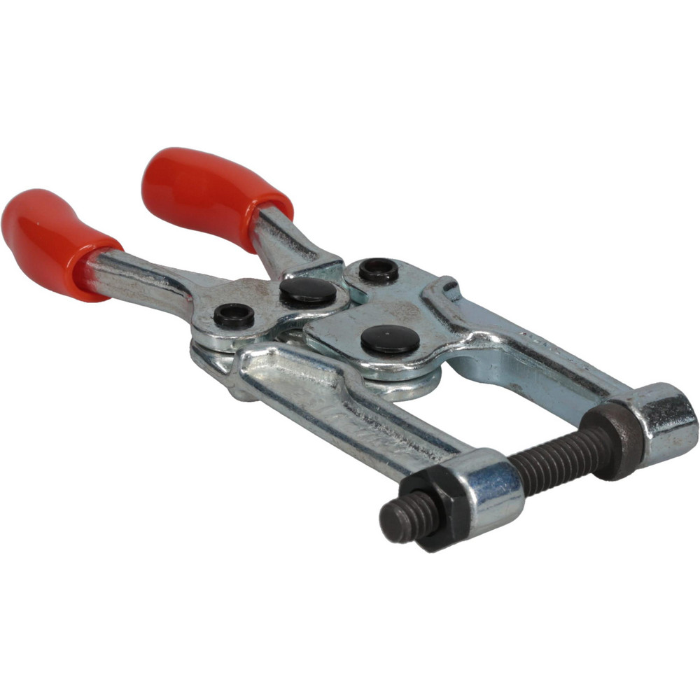 181.44 Kg Load Capacity, 1-3/16" Throat Depth, 4-3/4" OAL, Carbon Steel, C Style Plier Clamp