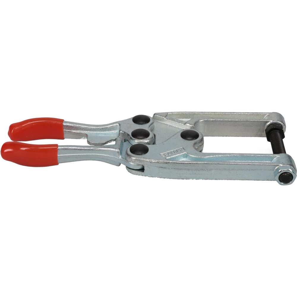 544.31 Kg Load Capacity, 2-1/4" Throat Depth, 8-3/8" OAL, Carbon Steel, C Style Plier Clamp