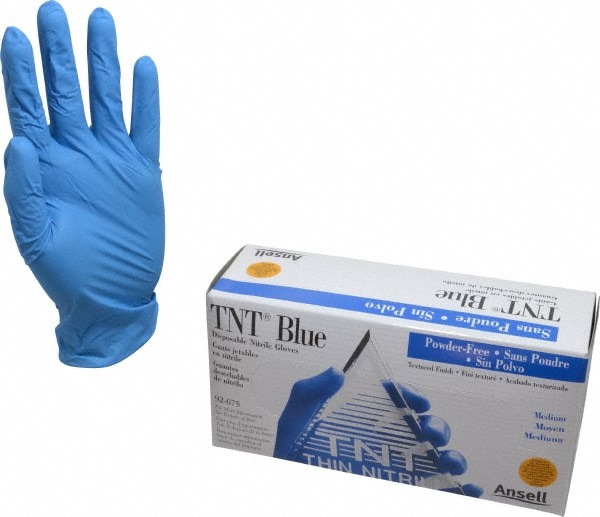 Ansell - Size M, 5 mil, Industrial Grade, Powder Free Nitrile ...