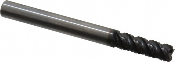 Kennametal 3331482 Corner Radius End Mill: 1/4" Dia, 3/4" LOC, 0.03" Radius, 4 Flutes, Solid Carbide Image