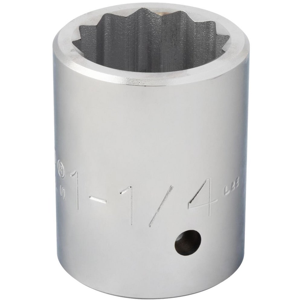 Hand Socket: 1-1/4" Socket, 12-Point